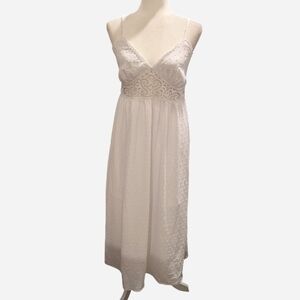 Chic White Lace Slip Dress